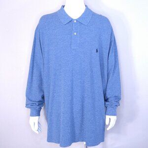 POLO RALPH LAUREN 3XLT Long Sleeve Shirt XXXL 3XL BIG & TALL VINTAGE Rugby RL